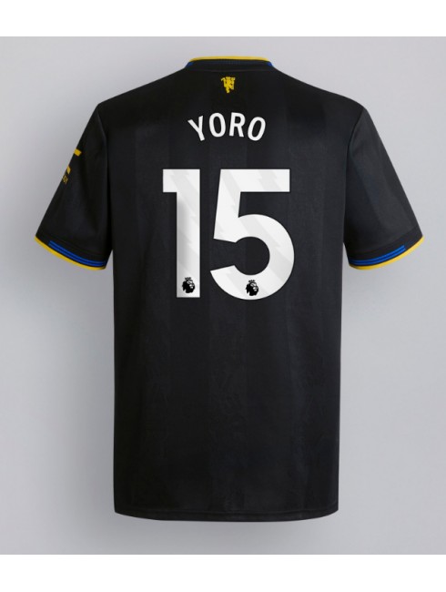 Billige Manchester United Leny Yoro #15 Tredjedrakt 2025-26 Kortermet Billige Manchester United Leny Yoro #15 Tredjedrakt 2025-26 Kortermet